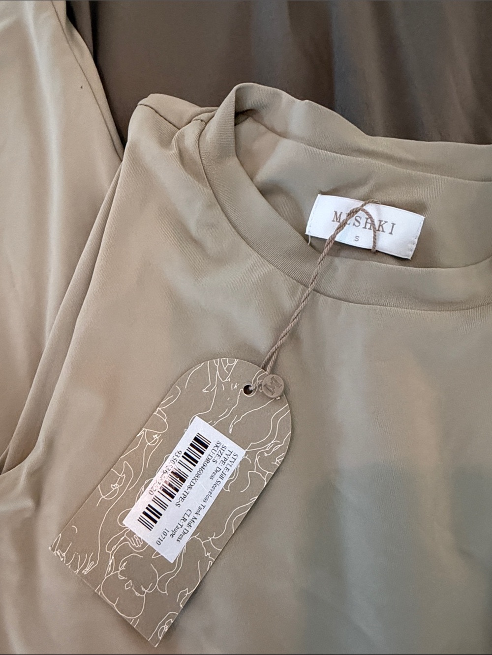 NWT Meshki Jill Sleeveless Midi dress - Picture 3 of 3
